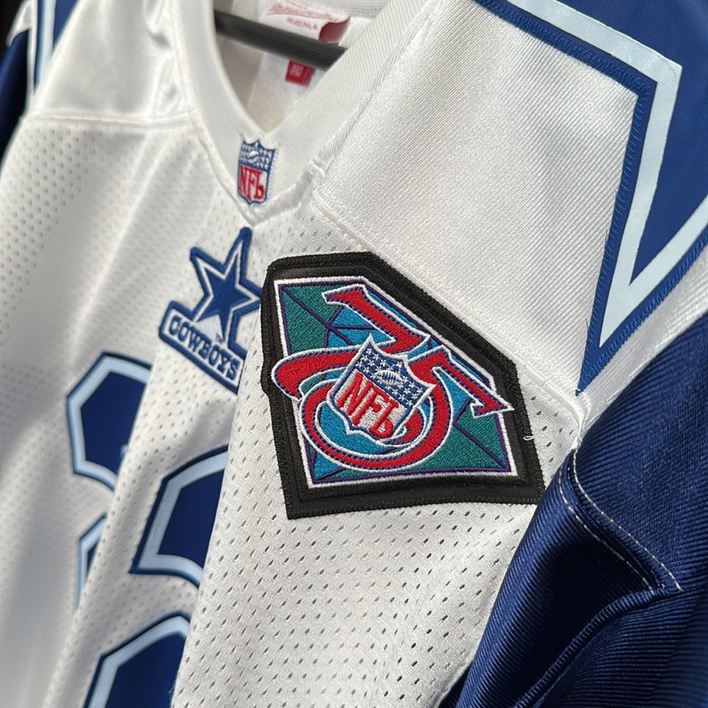 Emmitt Smith Dallas Cowboys Mitchell & Ness 1994 Authentic NFL Jersey - 44/L - Picture 3 of 10